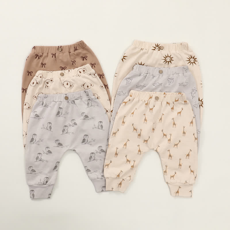 Baby Toddler Animals Bows Sunshine Pants