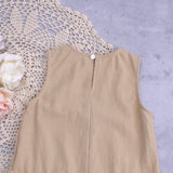 Toddler Girl Solid Color Lace Trim Sleeveless Dress