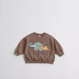 Toddler Dino Print Cotton Sweatshirt