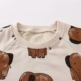Toddler Cartoon Elephant Casual Sweatshirt
