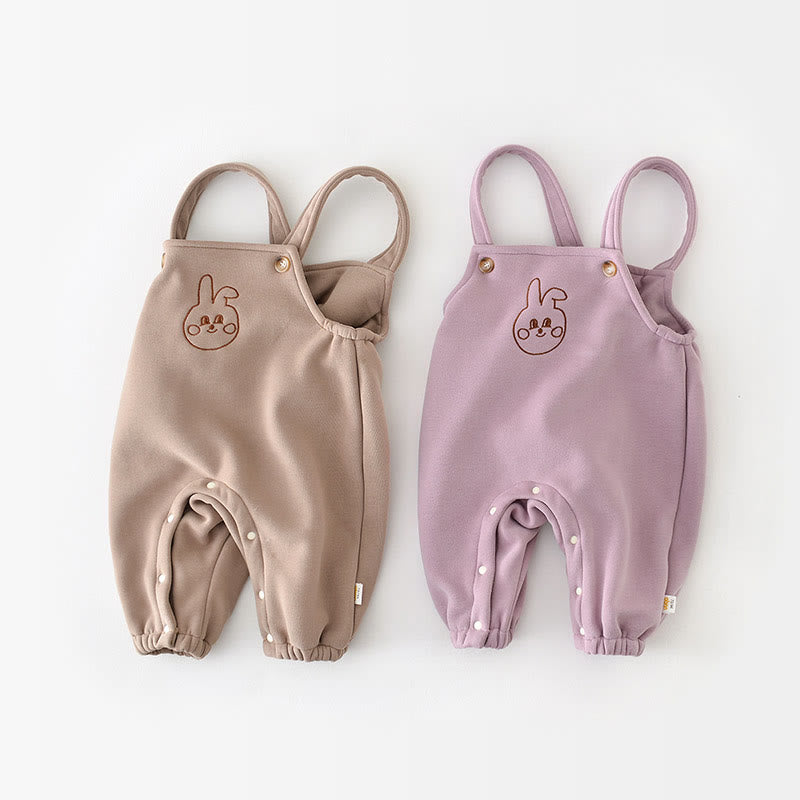 Baby Bunny Fleece Lined Overalls