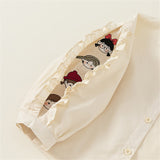 Toddler Girl Bear Sweet Vest Shirt Skirts