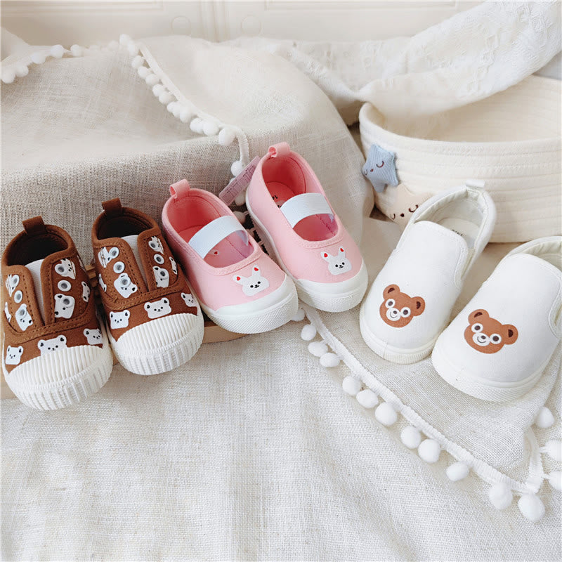 Baby Animal Canvas Pre-walker Shoes