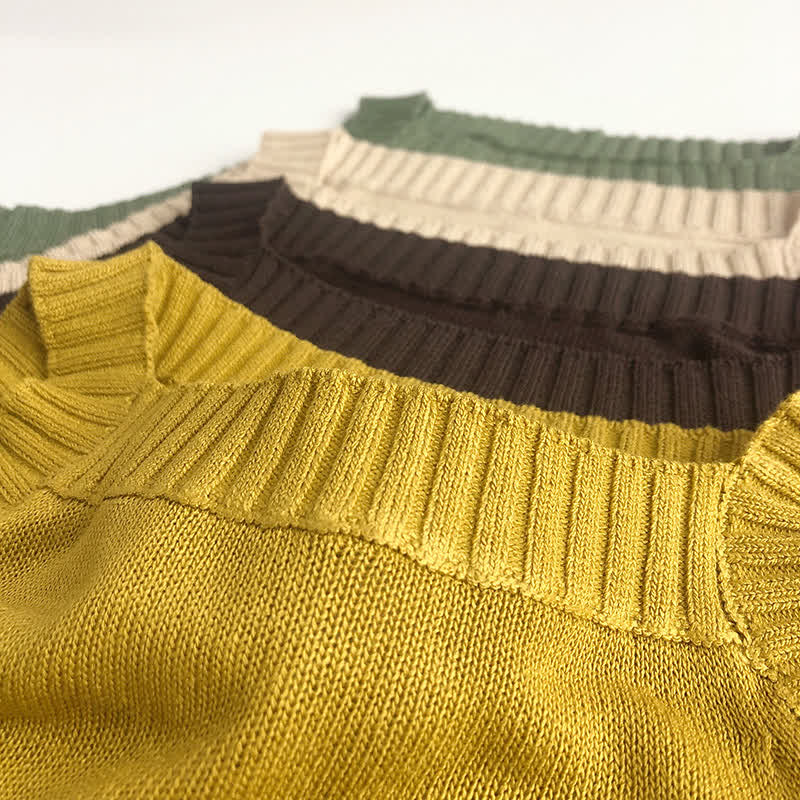 Toddler Solid Color Knitted Tank Top and Shorts Set