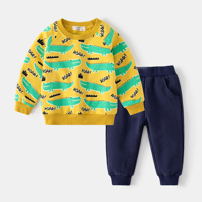 ROAR Toddler Animal Lovely Sweatsuit 2 Pieces Set