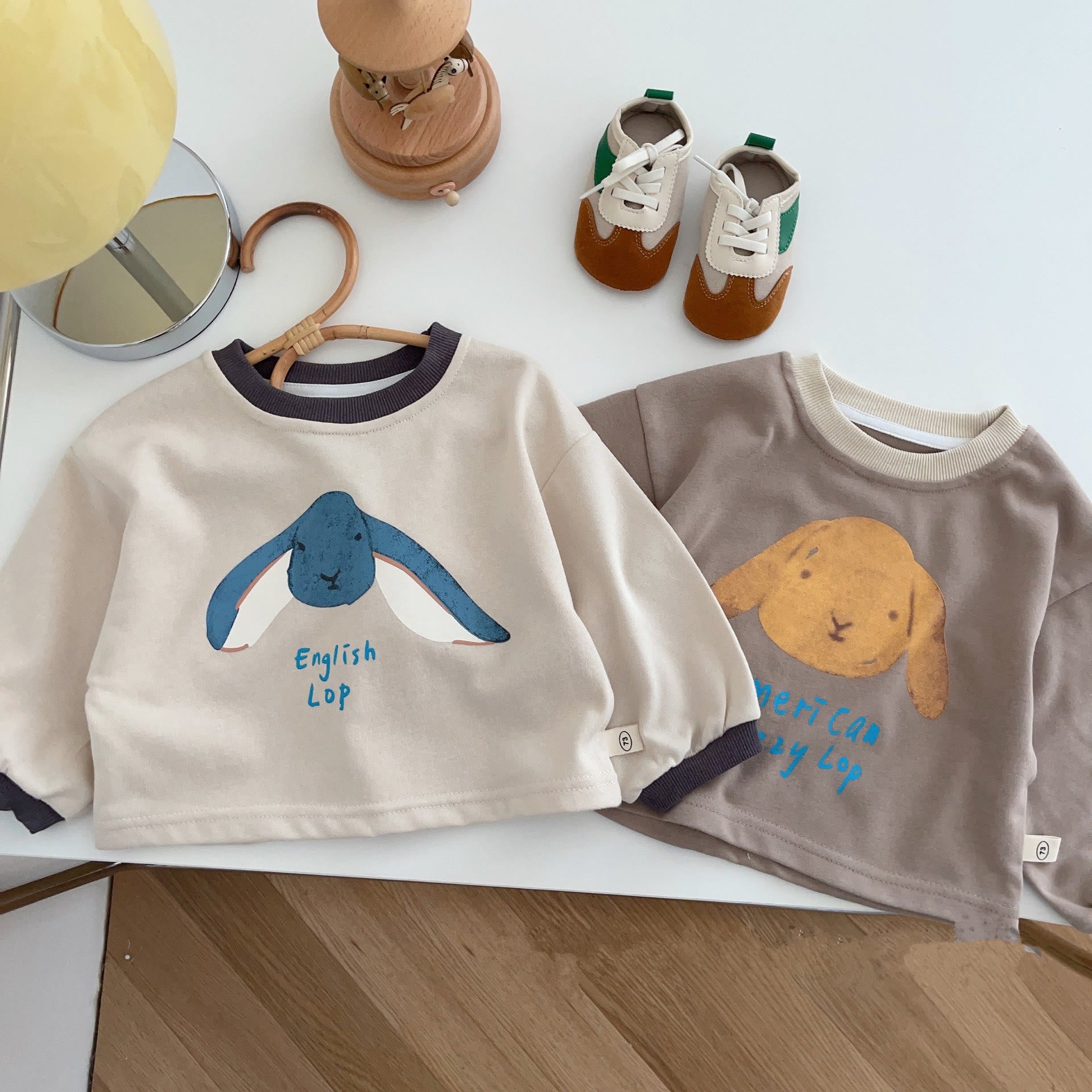 AMERICAN ENGLISH FUZZY LOP Baby Toddler Sweatshirt