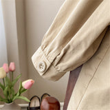 Toddler Collar Flower Button Coat