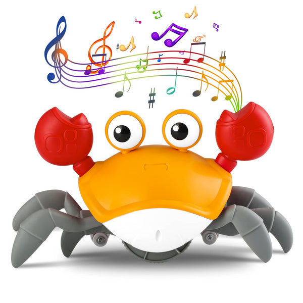 Crawling Crab Baby Toys with Music LED