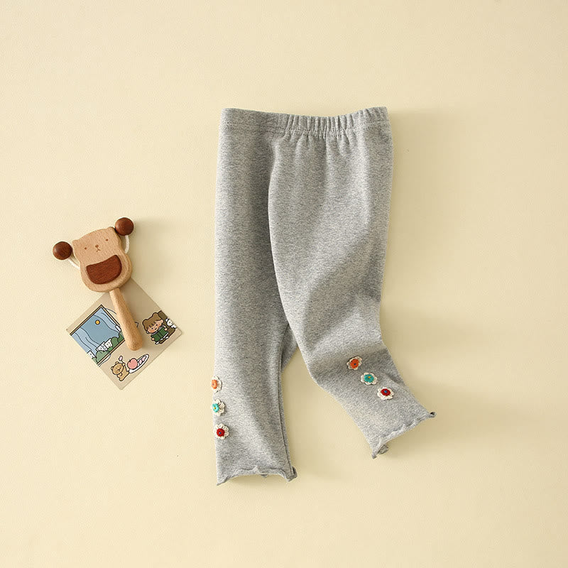 Baby Lace 3D Flower Pants