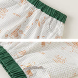Toddler Plaid Graffiti Pajamas Set