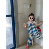 Toddler Girl Striped Camisole and Pants Set