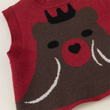 Toddler Girl Bear Sweet Vest Shirt Skirts