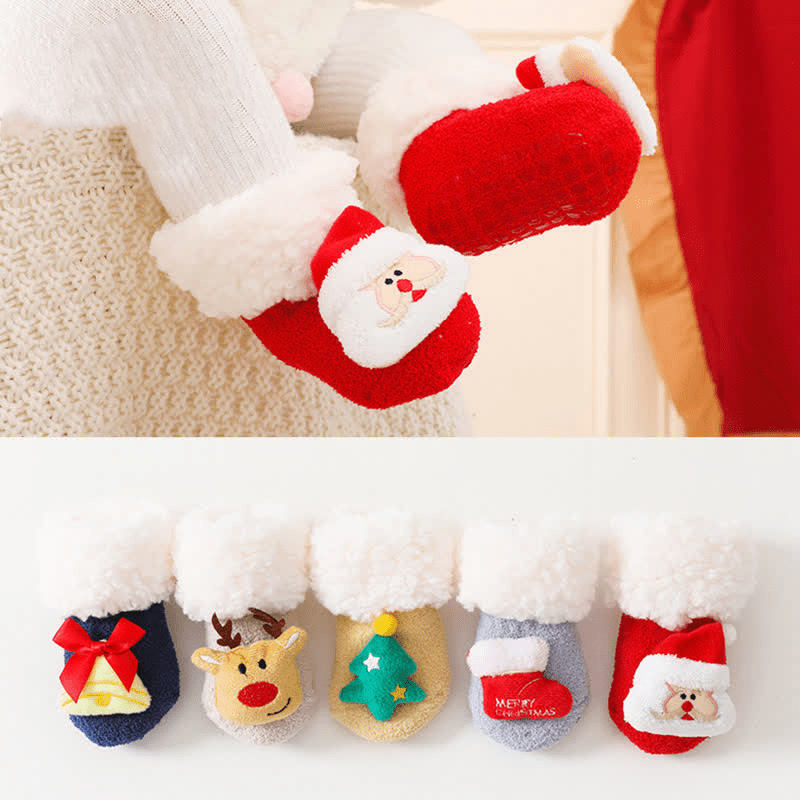 Baby Christmas Coral Fleece Warm Socks