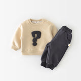 Baby Toddler Fleece Lined Sweatshirt and Pants Set