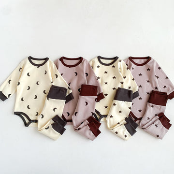 Baby Star Moon Pajamas Set