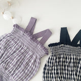 Toddler Girl Plaid Knitted Camisole