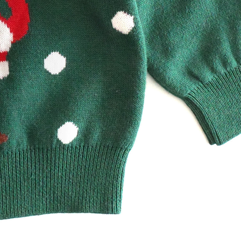 Toddler Santa Claus Elk Bear Christmas Knitted Sweater