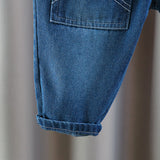 Toddler Worker Shirt Denim Pants 2 Pieces Set