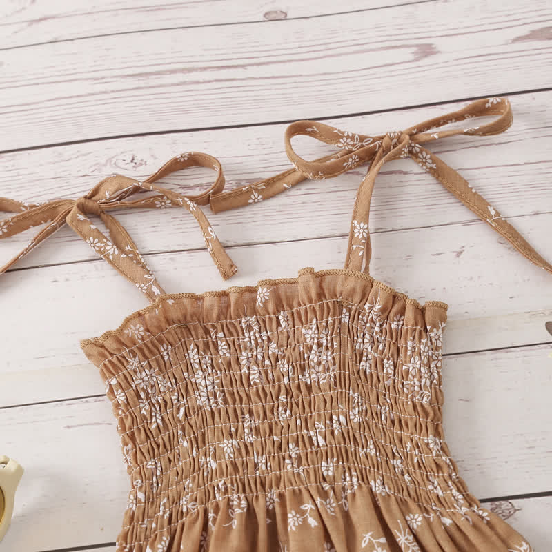 Baby Flower Smocked Bodysuit