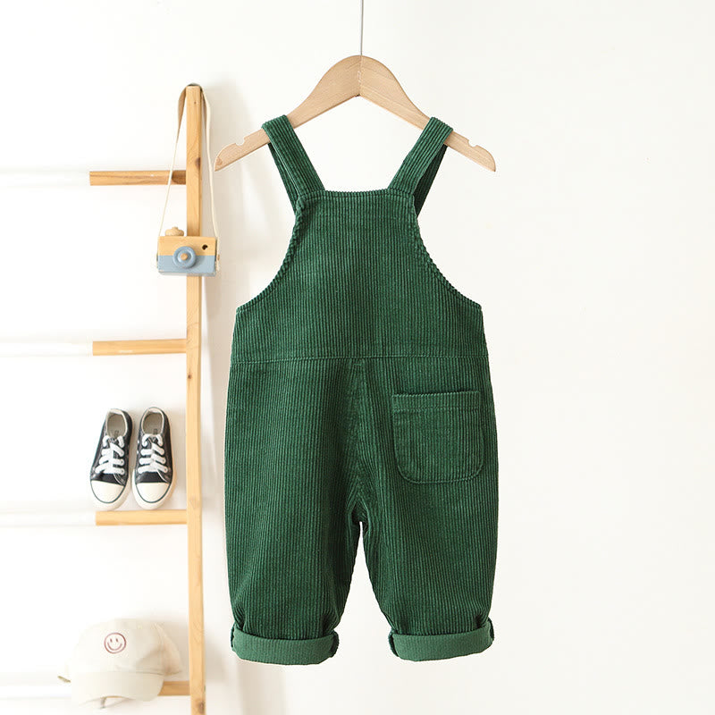 Toddler Cartoon Bird Corduroy Cute Overalls