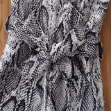 Toddler Girls Retro Snake Jumpsuit
