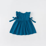 Baby Toddler Ruffled Trim Loose Dress