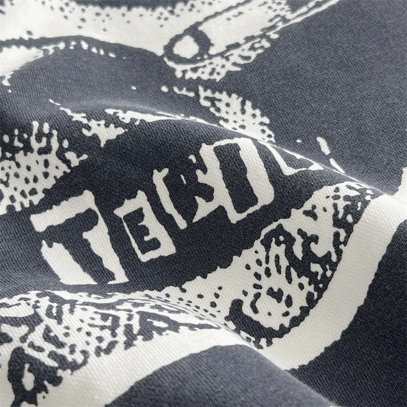 Toddler Boy Slogan Graffiti T-shirt