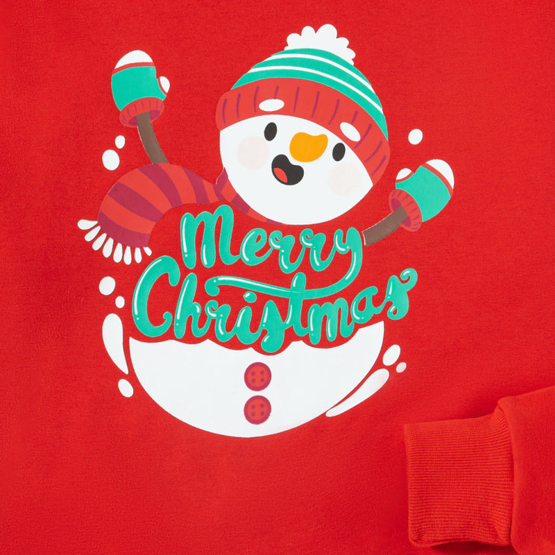 MERRYY CHRISTMAS Family Matching Snowman Sweater