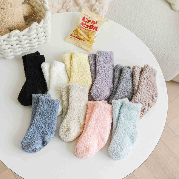 Baby Solid Color Fleece Floor Socks