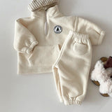 I WANT OUTSIDE TODAY Baby Polar Fleece Pullover & Pants Set