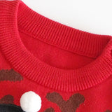 Toddler Santa Claus Elk Bear Christmas Knitted Sweater