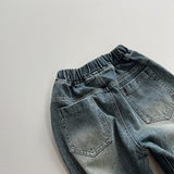 Toddler Denim Retro Casual Pants