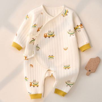 Newborn Baby Watermelon Car Kimono Romper