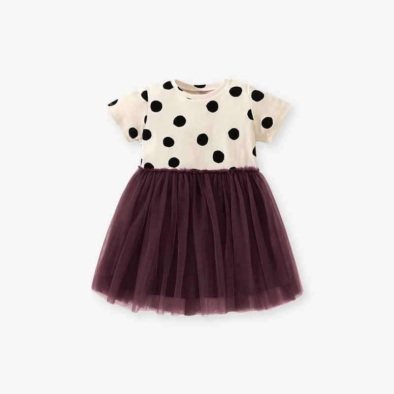 Toddler Girl Polka Dot Tulle Dress