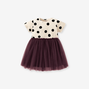 Toddler Girl Polka Dot Tulle Dress
