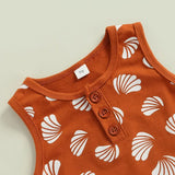 Toddler Boy Shell Tank Top and Shorts Set