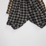 Toddler Boy Retro Plaid Linen Capri Pants
