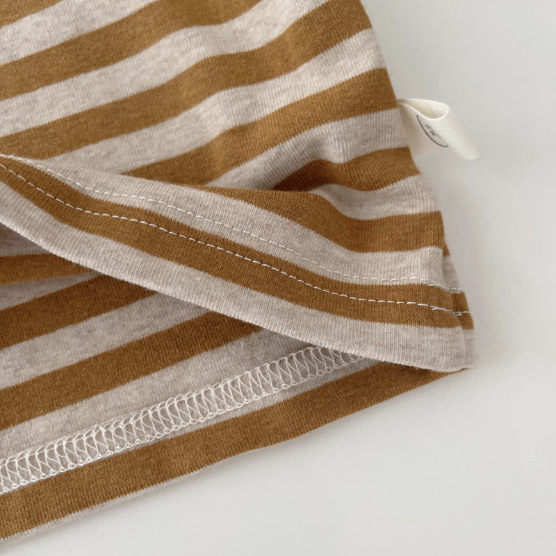 Baby Toddler Striped Button T-shirt