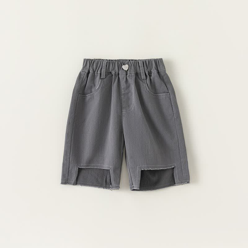 Toddler Boy Irregular Denim Shorts