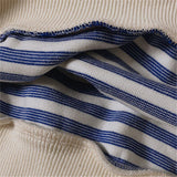 Toddler Loose Striped Pocket Batwing Sleeves Sweatshirt