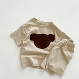 Toddler Bear Patch Pajamas Set
