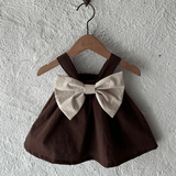 Baby Dot Bowknot Camisole and Shorts Set