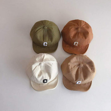 C Baby Embroidered Letters Peaked Cap