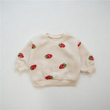 Toddler Animal Strawberry Fleece Sweatshirt