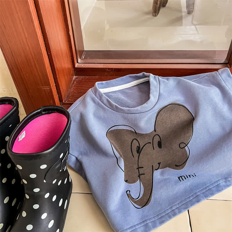 MINI Toddler Elephant Loose Sleeveless Tee