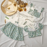 Baby Toddler Bow Flower Tee and Shorts Set