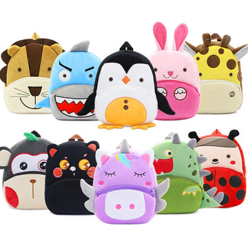 Animals Cartoon Plush Backpack