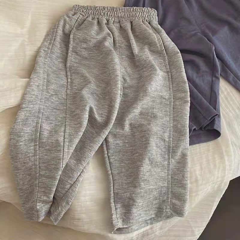 Toddler Boy Solid Color Multicolor Loose Pants