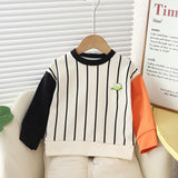 Toddler Hat Striped Sweatshirt