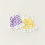 Toddler Girl Color Block Plaid Camisole
